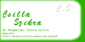 csilla szikra business card